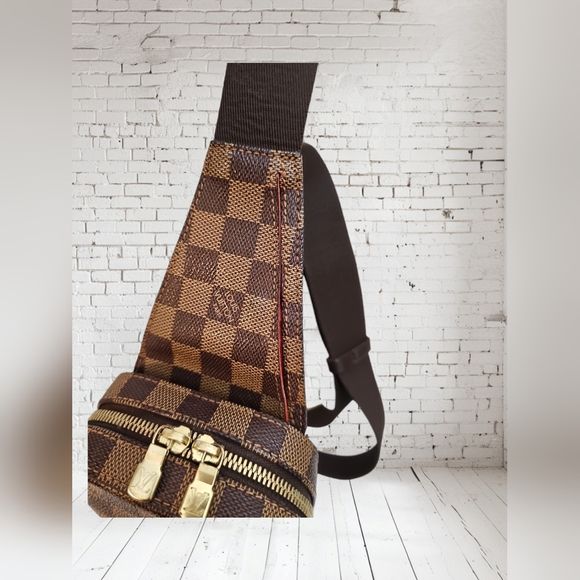 🔥🔥Beautiful Condition 🔥 😍 Authentic Louis Vuitton Geronimo Bumbag Damier - Picture 15 of 17